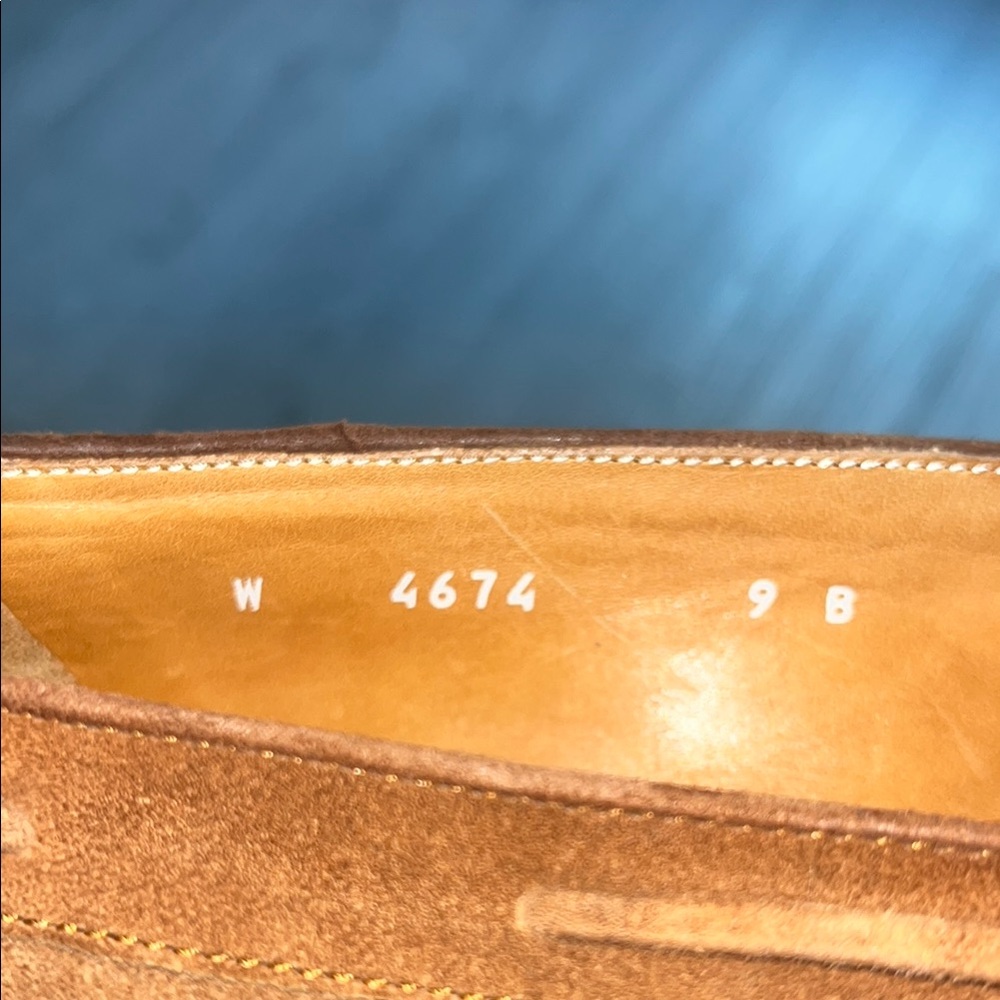 Ralph LaurenBrown Suede Loafers with Bow Detail - Picture 11 of 12